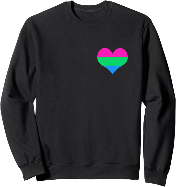 Polysexueller Stolz Flagge Sweatshirt