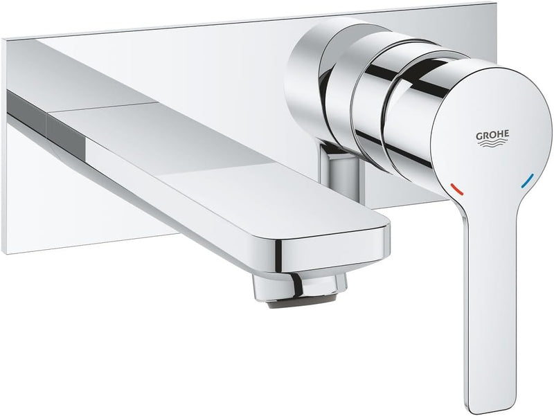 GROHE Lineare | Badarmatur - 2-Loch-Waschtischarmatur | Ausladung 149 mm, chrom | 19409001 Ausladung