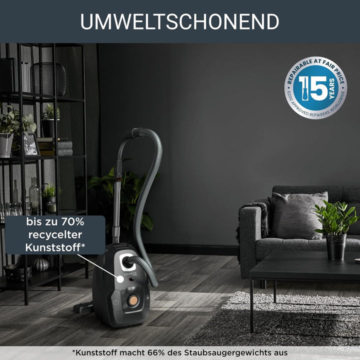Rowenta RO6189 Green Force Effitech Total Clean Bodenstaubsauger mit Beutel | 400 Watt | 4,5 L Staub
