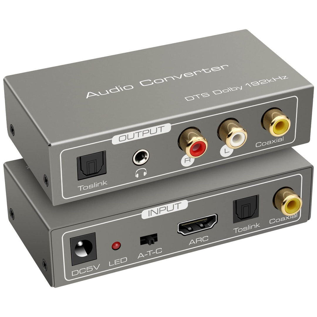 HDMI ARC Adapter Digital Analog Wandler HDMI ARC Audio Extractor Koaxial Optical zu SPDIF Koaxial Op