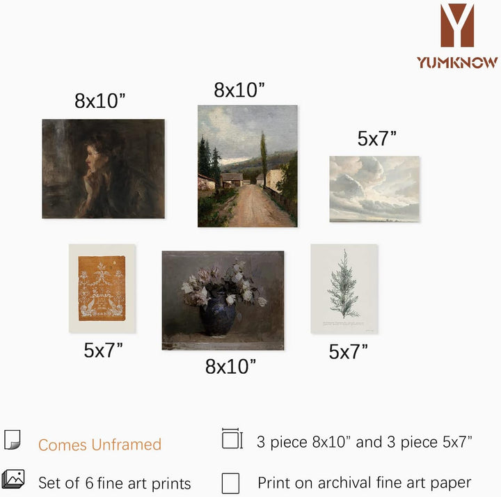 Vintage Farmhouse Wanddekoration – Blumenporträt, neutrale Wandkunst für Boho, französische Landküch