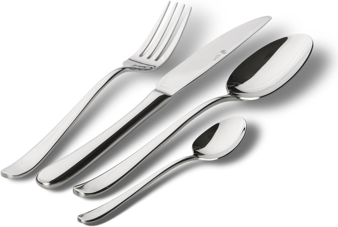 Paul Wirths BLUES Besteckset 12 Personen | harmonische Designformen für besondere Eleganz | Besteck