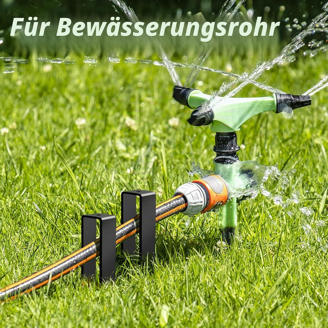 6 Stück Bodenanker für Rosenbogen, U-förmige Erdanker für Rosenbogen Befestigung, für Wasserleitunge