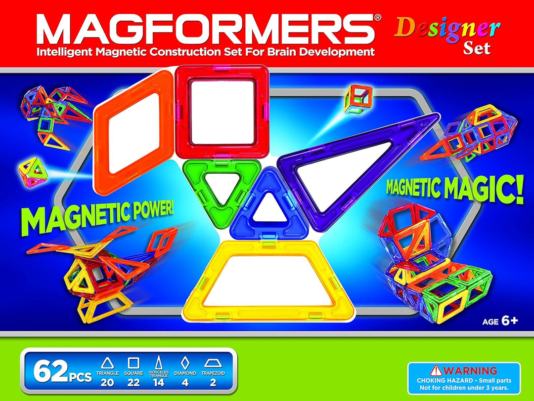 MAGFORMERS 2042622 274-15 Konstruktionsspielzeug, 3 Jahre to 99 Jahre, 62 Teile