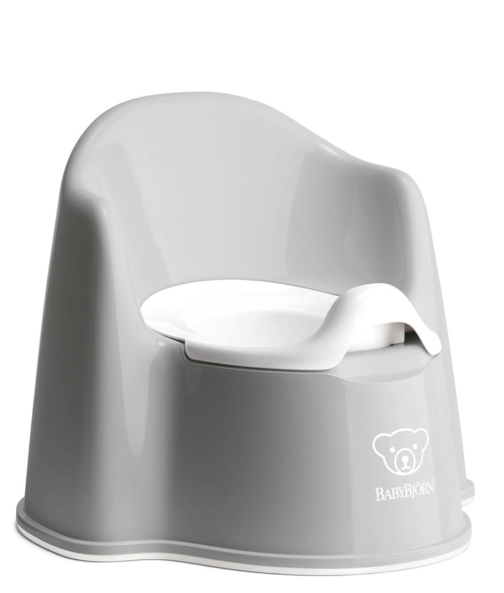 BabyBjörn Topfstuhl, Grau/Weiss, Grau/Weiss