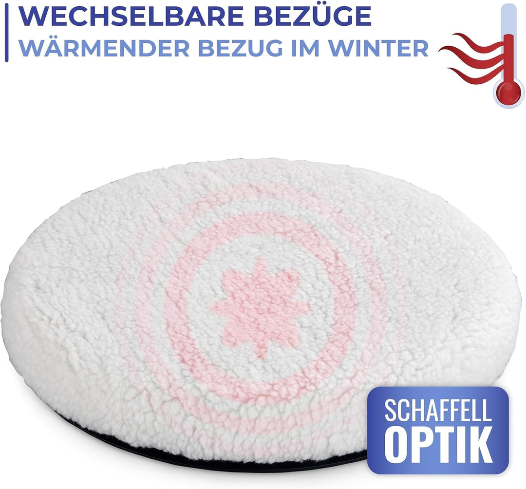 WENKO Drehkissen mit 2 Wechselbezügen