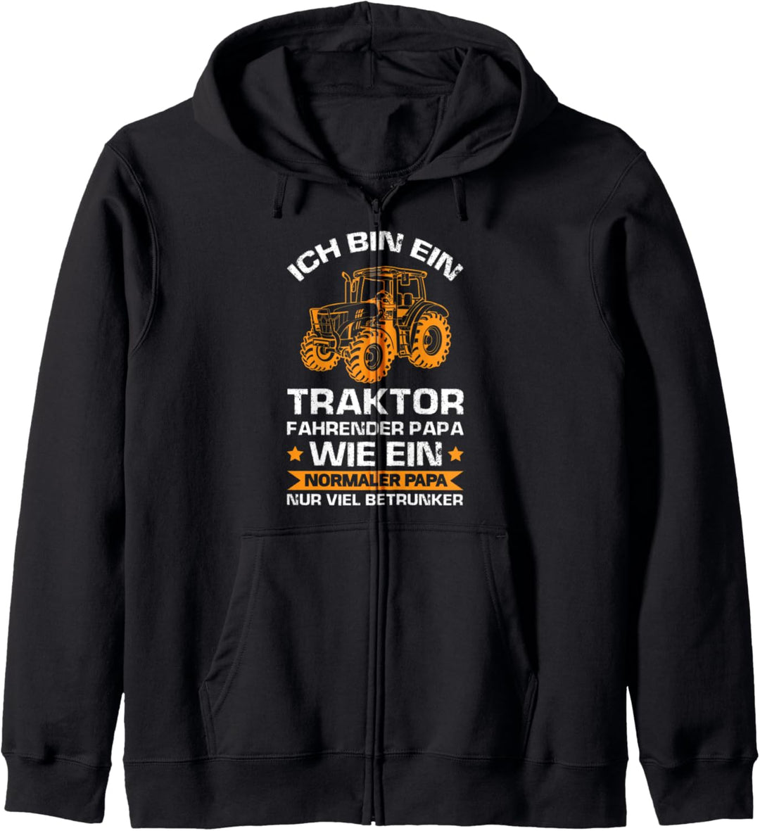 Traktor Vater Trecker Kapuzenjacke