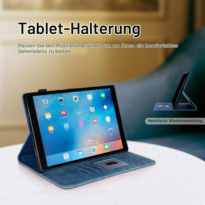 Rostsant Hülle für Samsung Galaxy Tab A9+ 11 Zoll PU Leder Brieftasche Case Magnetisch Stand Tablet