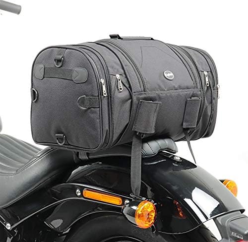 Hecktasche/Gepäckrolle Kompatibel für Roller Craftride RB1 24-30L schwarz