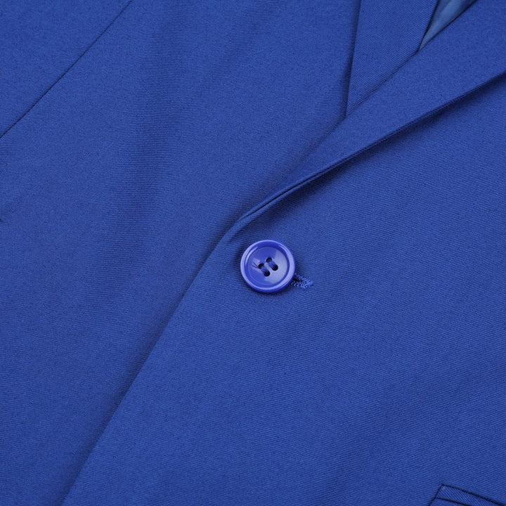 YOUTHUP Herren Sakko Slim Fit Anzugjacke für Business Hochzeit Eleganter 1 Knöpfen Blazer XL Königsb