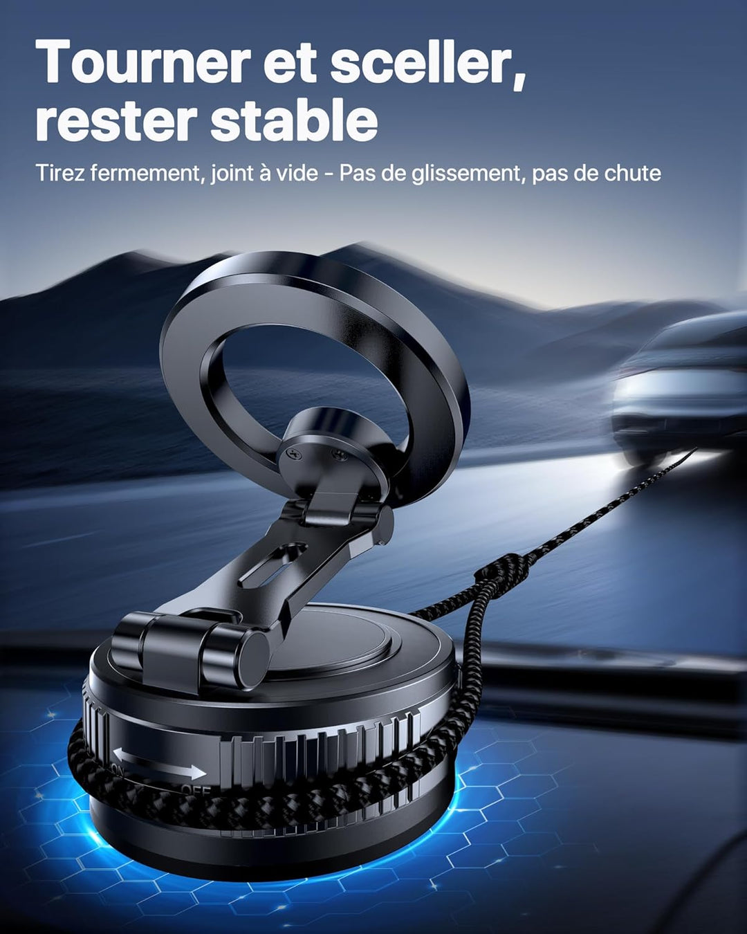 Miracase Kfz-Halterung für Magsafe [Ultra Starke Saugkraft] 2026 Magnet Telefon Auto 360 ° Rotation