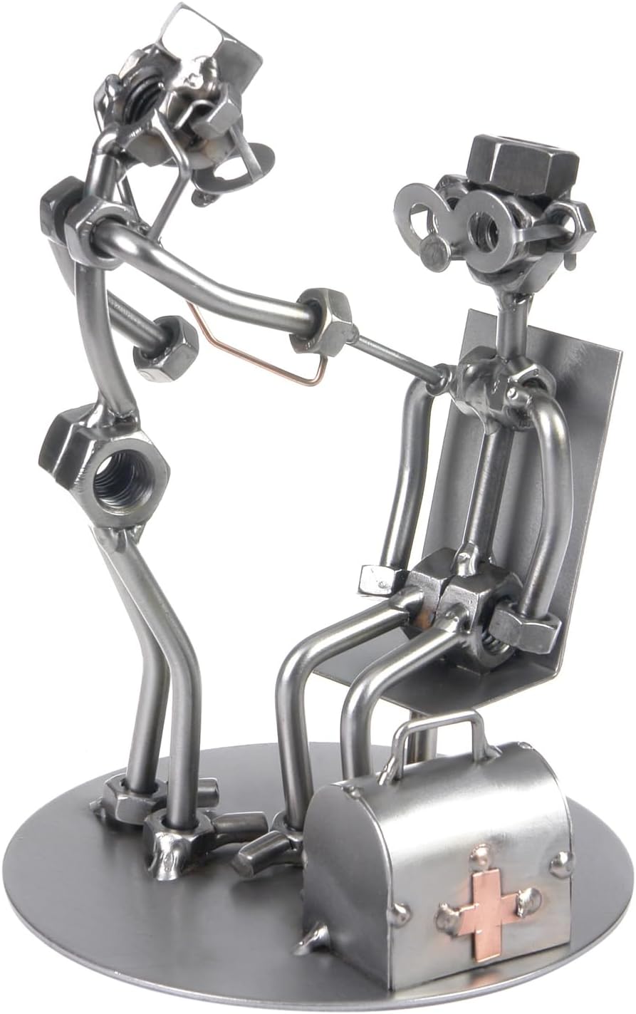 metalman24 Schraubenmännchen Arzt Doktor Allgemeinarzt I Handarbeit I Geschenkidee I Metallfigur I M