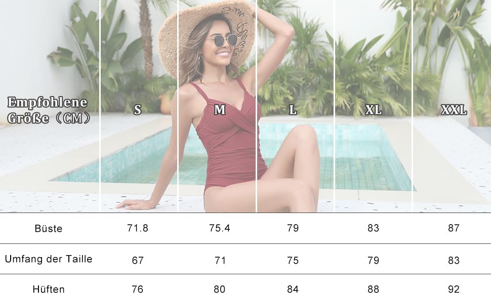 Husmeu Badeanzug Damen Elegantes Damen-Schwimmkostüm - Stylisches Design, bequeme Passform, perfekt