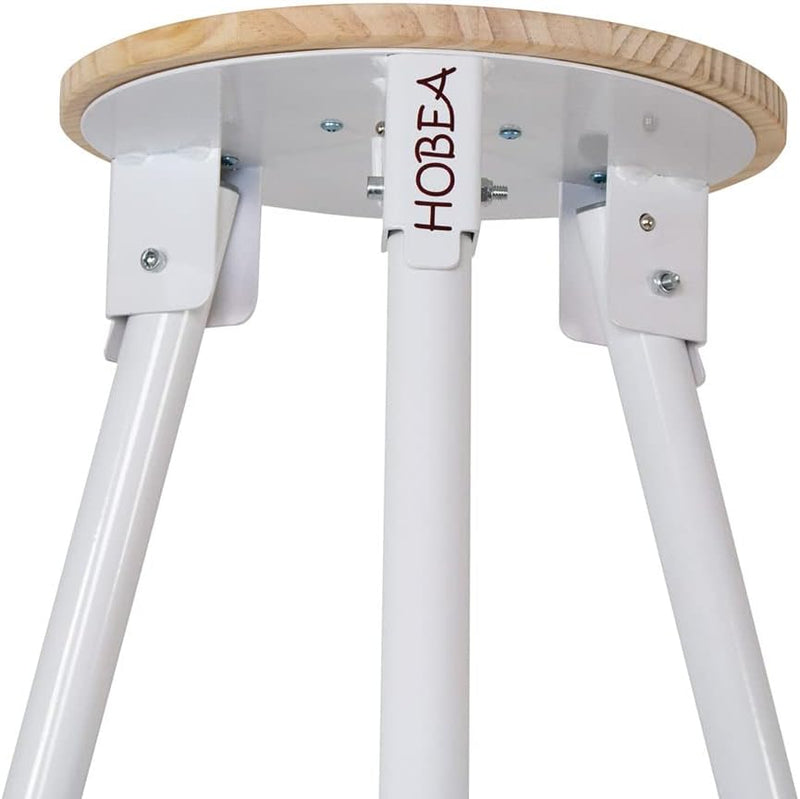 HOBEA-Germany Federwiegenständer Gestell für Federwiege Babyfederwiege Babyhängematte (weiss) Federw