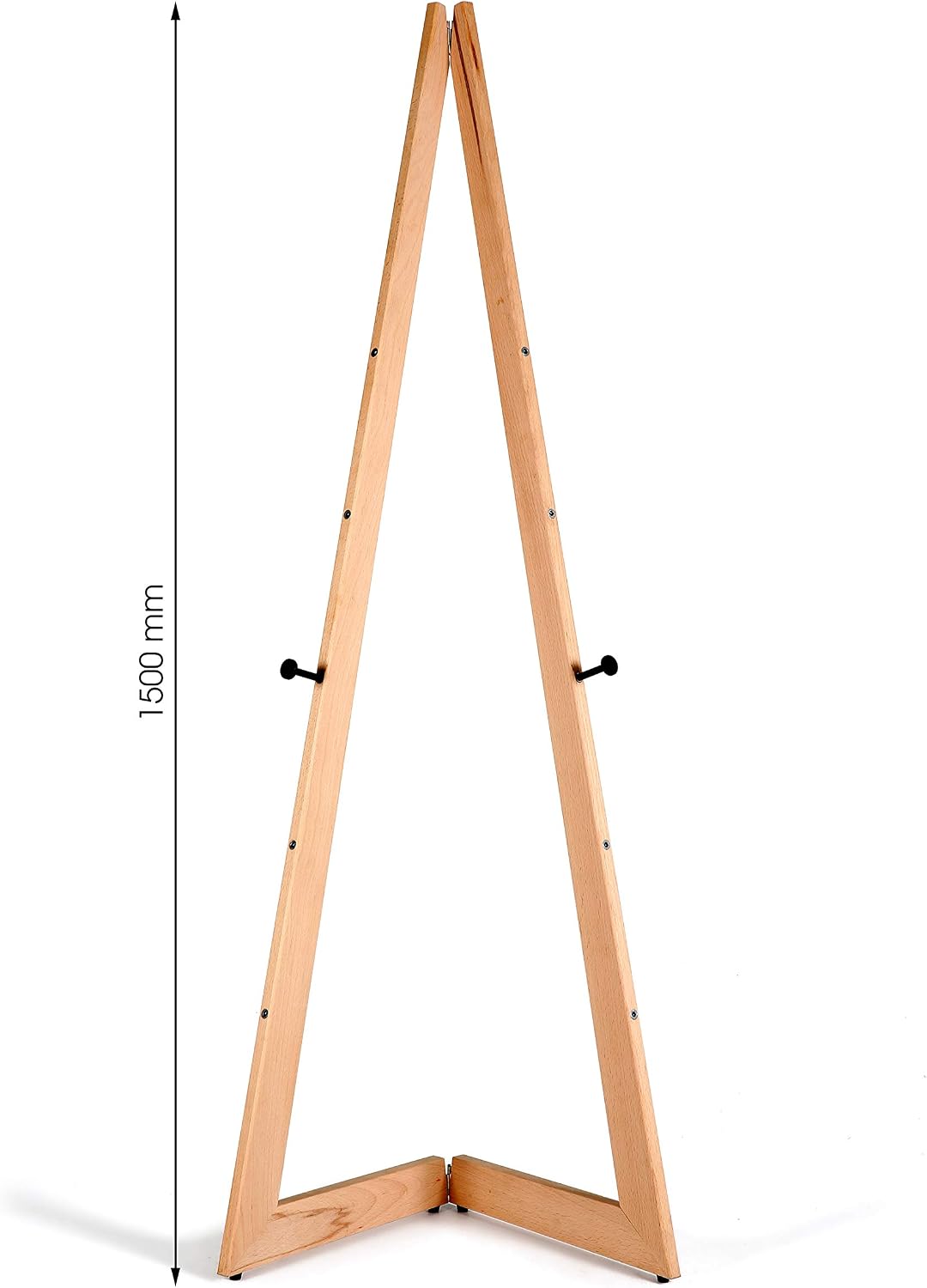 Mobile Staffelei aus Holz | Easel für Rahmen bis 120 cm höhe | Künstler Staffelei bis 8 Kg | Leinwan