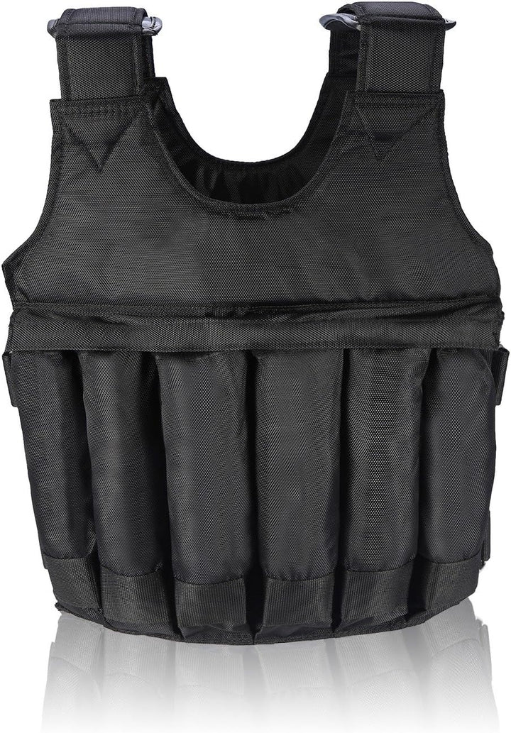 Gewichtsweste 50 KG Verstellbare Krafttraining Weight Vest Trainingsweste Training Fitness Sport Jac