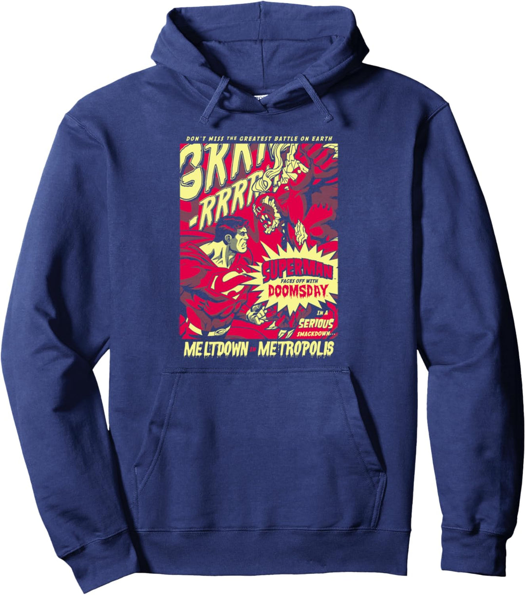Superman Metropolis Meltdown Pullover Hoodie