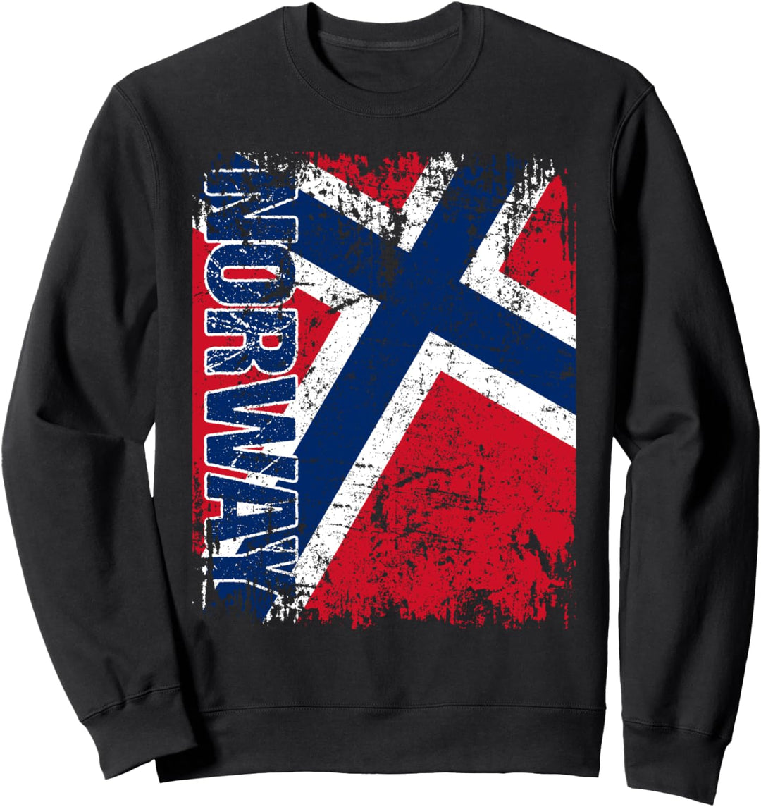 NORWEGEN Flagge Damen Herren Kinder NORWEGEN Sweatshirt