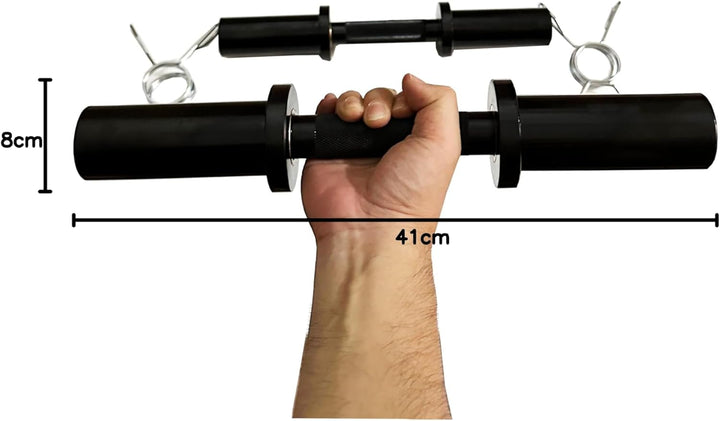 qibylift Olympic Kurzhantelstange 50mm - Verstellbare Dumbbell Bars für Hantelscheiben, gewichte han