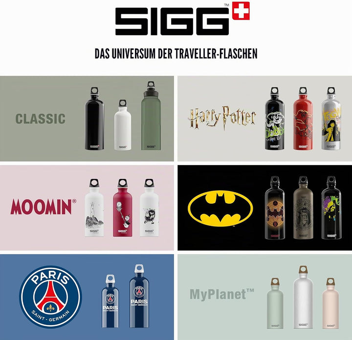 SIGG - Alu Trinkflasche - Traveller - Klimaneutral Zertifiziert - Für Kohlensäurehaltige Getränke Ge