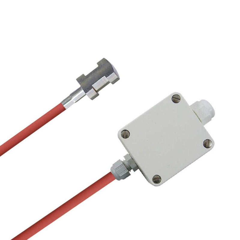 iOVEO 211AL02202- Rohranlegetemperatur-Messumformer im Gehäuse inkl. Sensor PT1000, Anlegefühler Akt