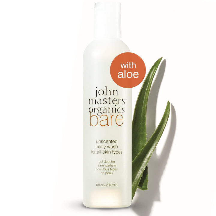John Masters Organics bare unscented Duschgel, 236 ml