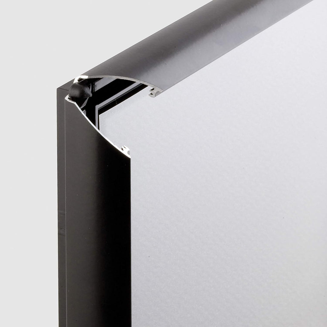 DISPLAY SALES Klapprahmen (5 St.) Opti Frame schwarz DIN A4 25 mm Sparpack Wechselrahmen Plakatrahme