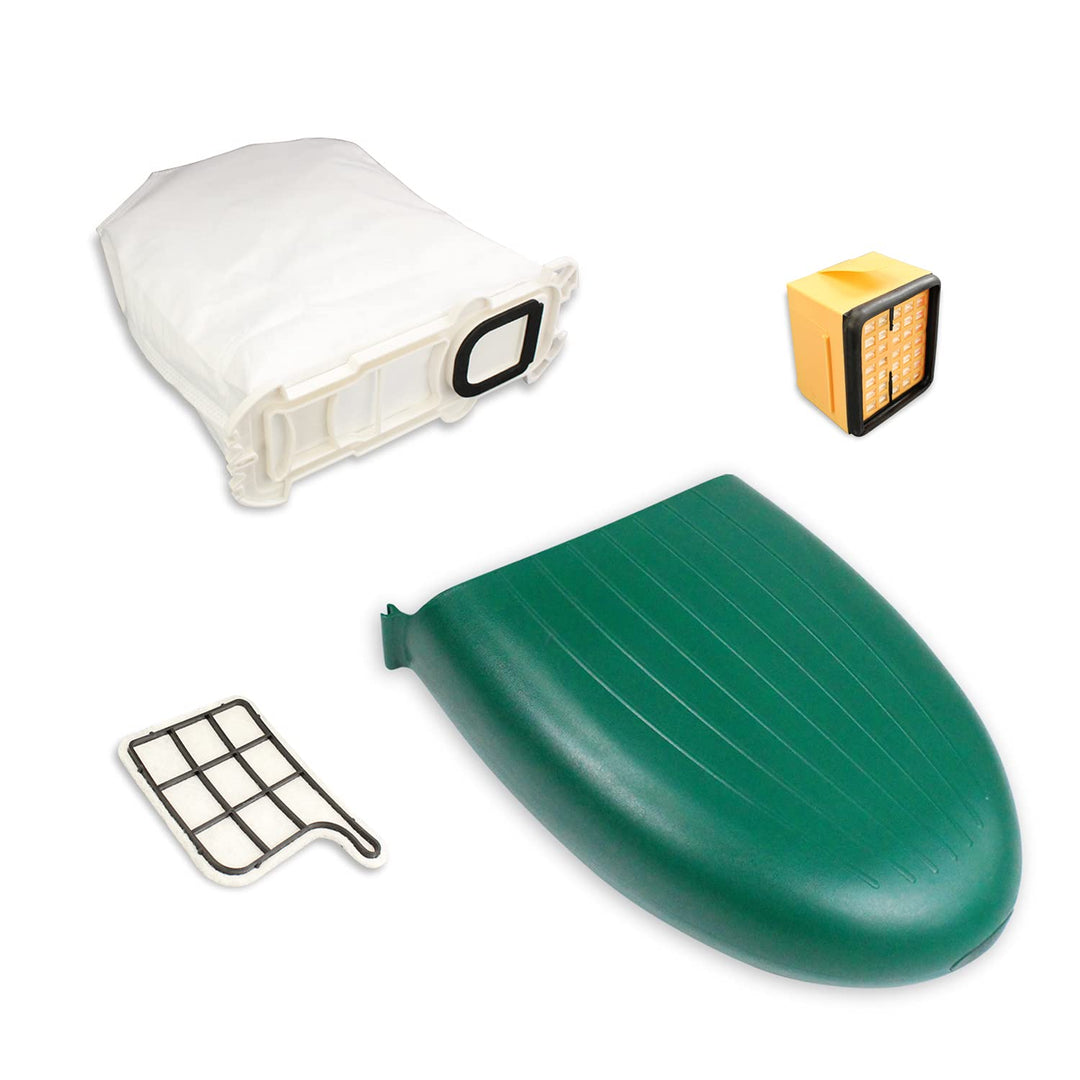 MisterVac Kassette Staubbehälter Filter Staubbeutel Beutel kompatibel mit Vorwerk Kobold 135