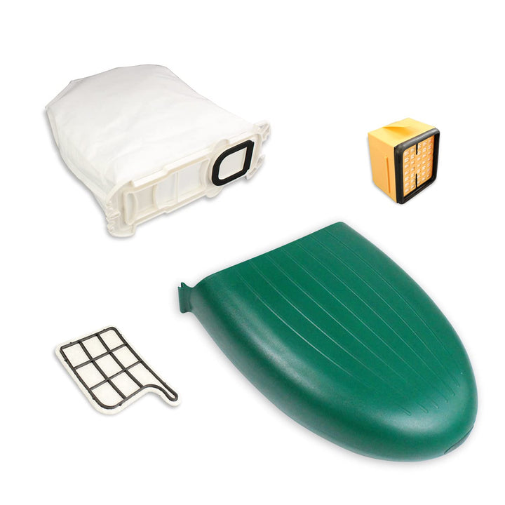 MisterVac Kassette Staubbehälter Filter Staubbeutel Beutel kompatibel mit Vorwerk Kobold 135