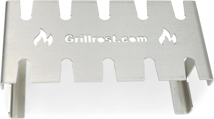 Grillrost.com Das Original Edelstahl Hähnchenkeulenhalter | Drumstickhalter - für 10 rundum knusprig