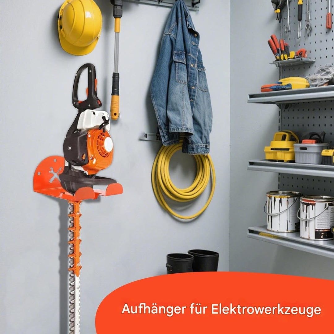 Heavy-Duty Tool Organizer, Power Tool Storage Shelf, 8 Inches Wall Mounted Rack with Sturdy Build, G