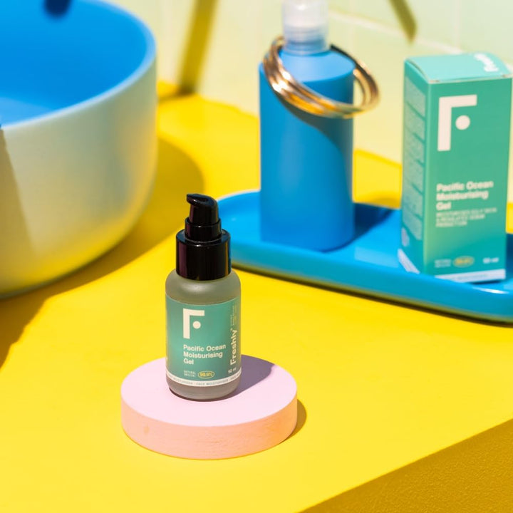 Freshly Feuchtigkeitsspendendes Gesichtswasser, 50 ml – Oil-Control Feuchtigkeitsgel – reduziert Gla