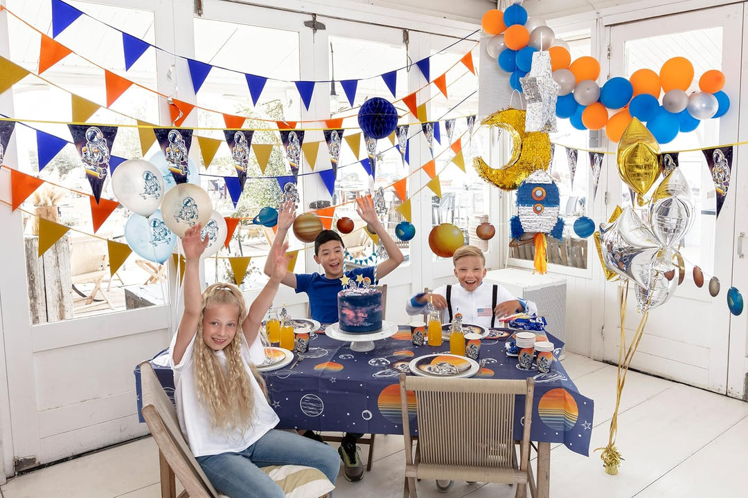 Boland 50514 - Pinata Rakete, 56 x 23 cx 18 cm, Hängedeko, Dekoration für Geburtstag, Mottoparty und