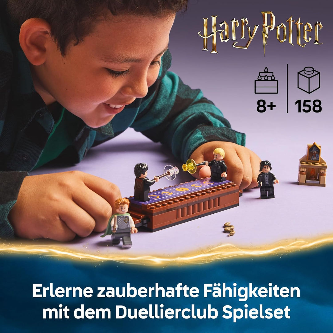 LEGO Harry Potter Schloss Hogwarts: Duellierclub, Bauset mit 4 Minifiguren inkl. Draco Malfoy, Gilde