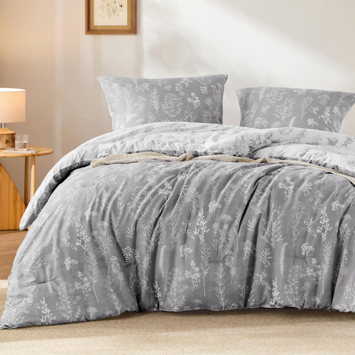 BEDSURE Bettdecke Ohne Bezug 135x200 - Bettdecke 135x200 mit Kissenbezug 80x80-2-teilig-Bettdecken-S