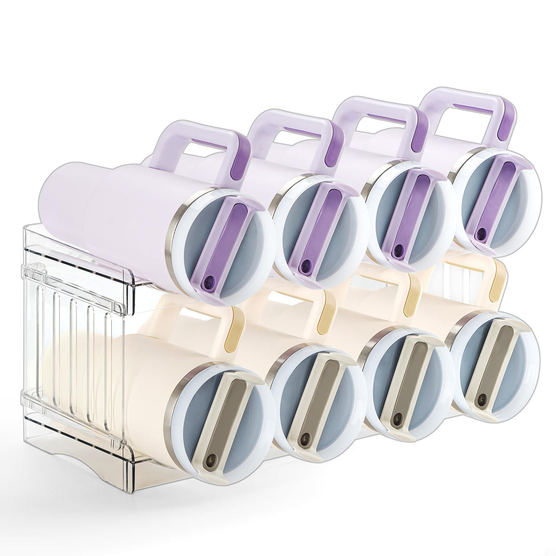 Grösser Flaschenhalter, Schrank Organizer für Küche, Flaschenregal Stapelbar für Küchen Organizer, W