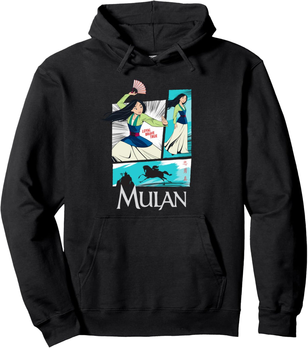Disney Mulan Action Panels Pullover Hoodie