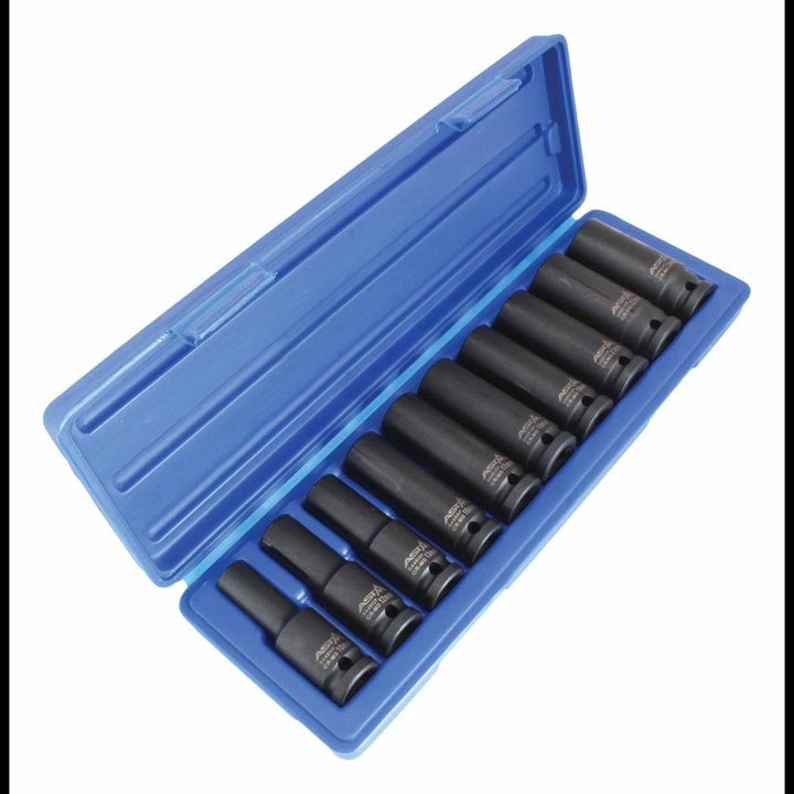 Druckluft Schlagschrauber Nüsse 1/2 Zoll 10-tlg. Lang