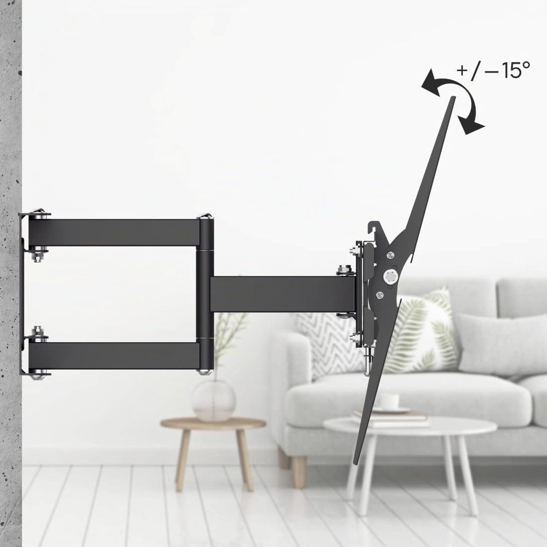 Hama TV Wandhalterung schwenkbar, neigbar, ausziehbar (TV Wandhalterung 32-84 Zoll, VESA 100x100 bis