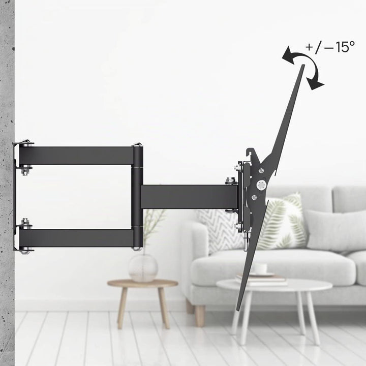 Hama TV Wandhalterung schwenkbar, neigbar, ausziehbar (TV Wandhalterung 32-84 Zoll, VESA 100x100 bis
