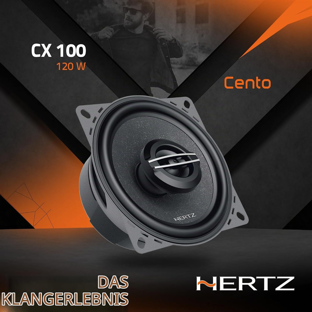 Hertz CX 100 2 Wege Koax Lautsprecher, 10cm, 240 Watt
