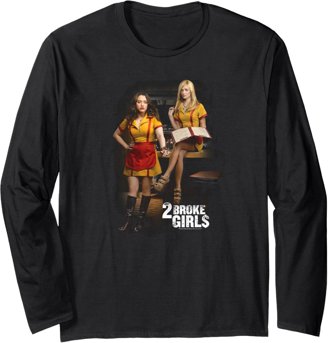 2 Broke Girls Max & Caroline Langarmshirt