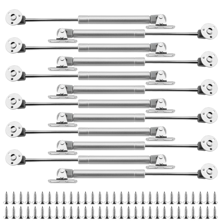 12 Stücke Gasdruckfeder 100N, Möbel Gasfeder, Hydraulic Gasdruckfeder, Kompressionsfeder für Klappen