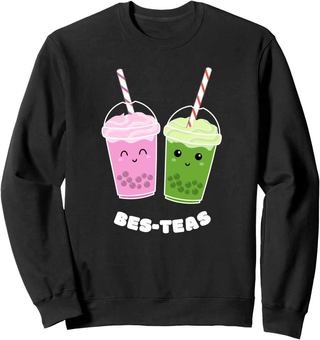 Bes-Teas Besties Bubble Tea Nette Boba Kawaii Beste Freunde Sweatshirt