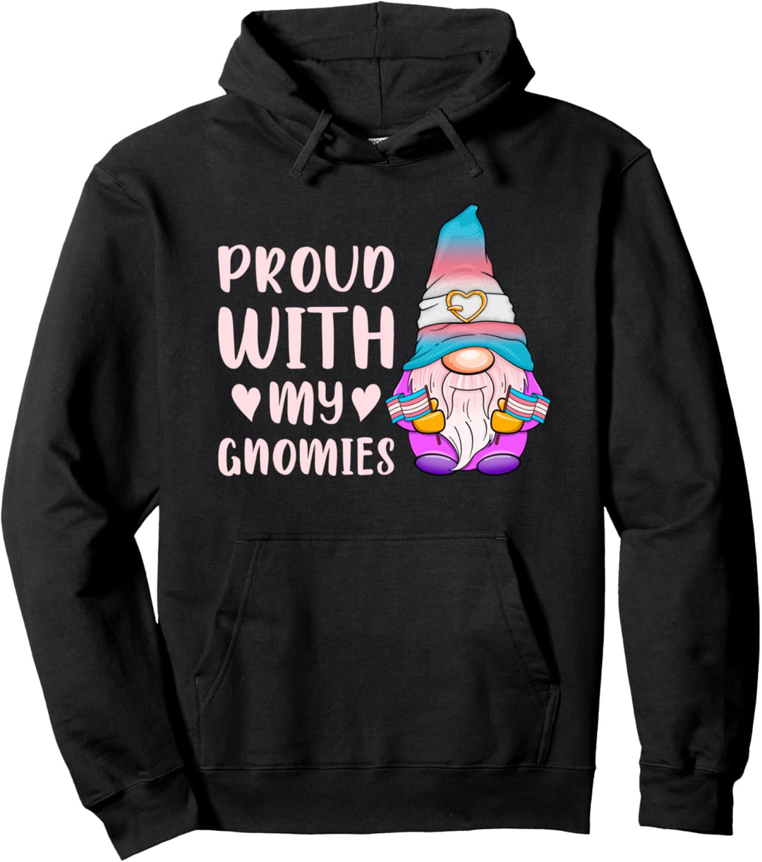 Trans-Zwerg, LGBT-Stolz, Transgender-Farben Pullover Hoodie
