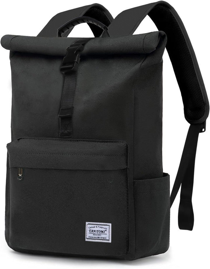 TANTOMI Rucksack Damen Herren, Rucksack Laptop Tasche 15,6 Zoll, Laptop Rucksack Damen Herren weit ö