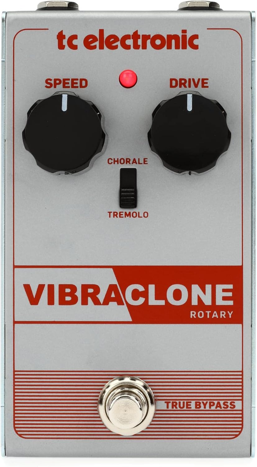 TC Electronic VIBRACLONE ROTARY Rotierender Lautsprecher-Emulator mit einfacher 2-Knopf-Schnittstell