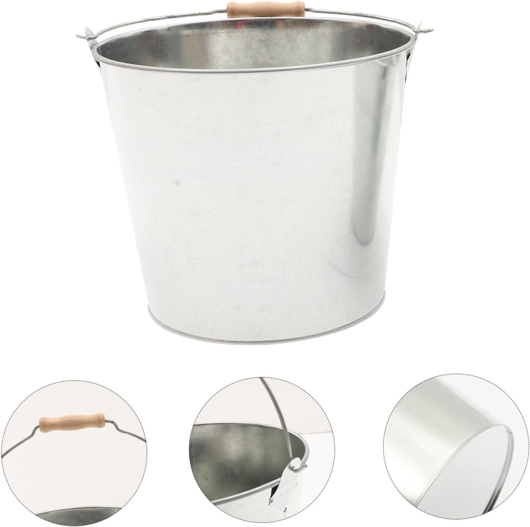 BESPORTBLE Ascheeimer Für Kamin Grill Metallofen 25 cm Durchmesser Oberseite 20 cm Basis 22 cm Hoch