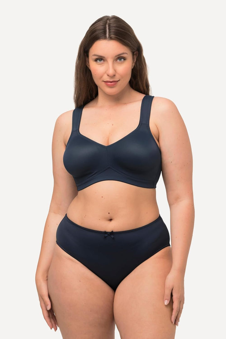Ulla Popken Damen BH 85C Nachtblau, 85C Nachtblau