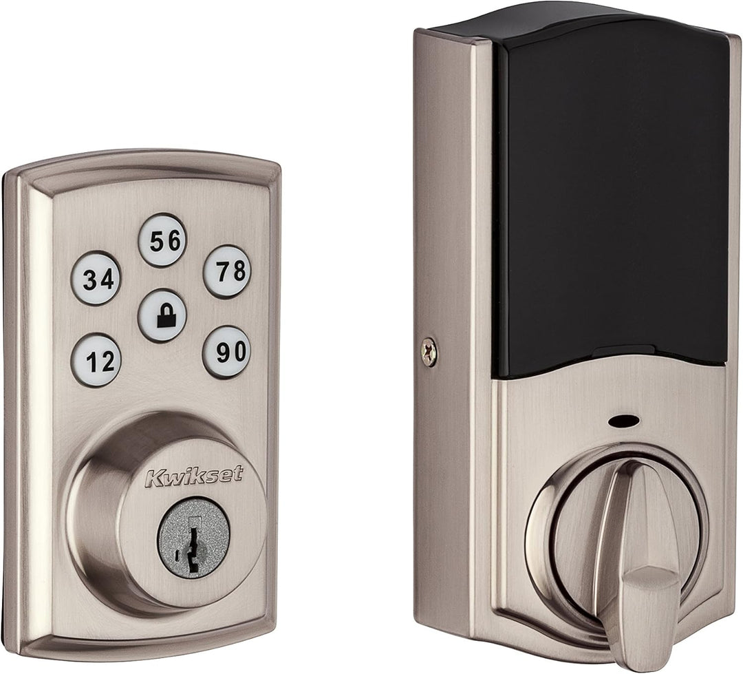 Kwikset 98880-004 SmartCode 888 Smart Lock Touchpad Elektronisches Riegelschloss mit Z-Wave Plus mit